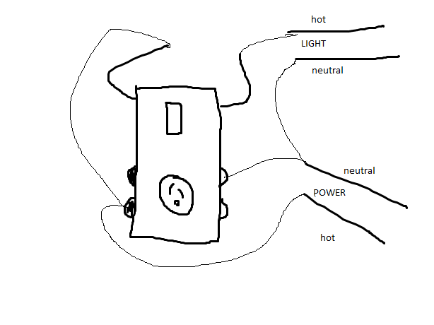 gfci switch combo wiring diagram