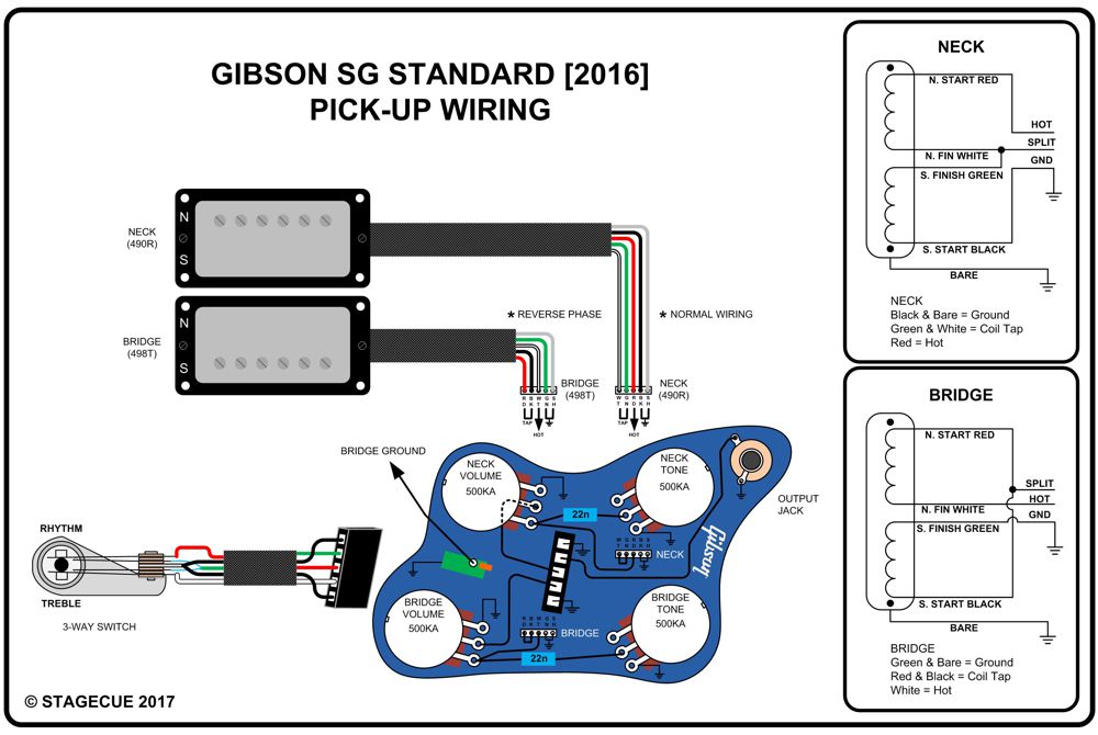Gibson 490t Wiring Diagram