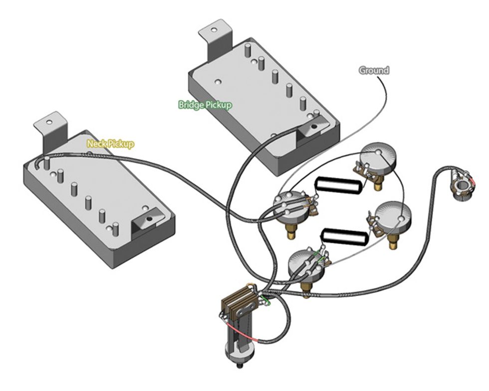 gibson les paul custom axcess wiring diagram
