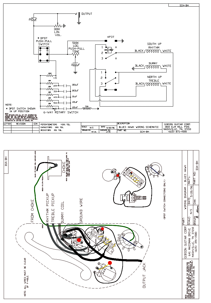 gibson nighthawk wiring diagram