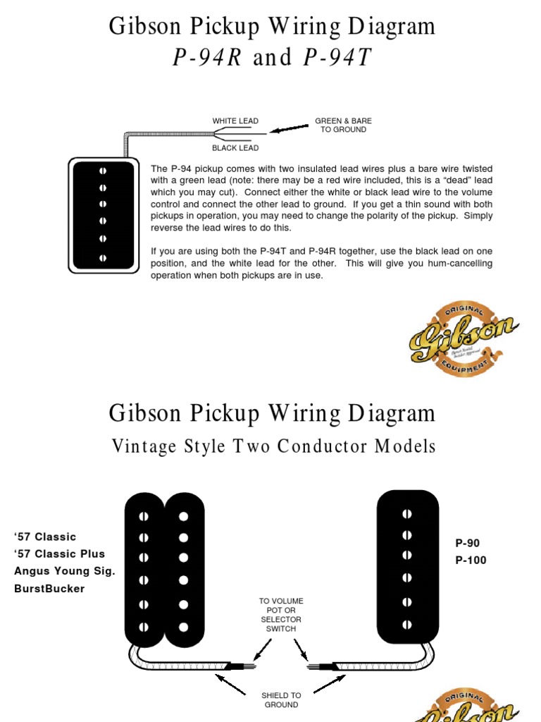 gibson p94t wiring diagram