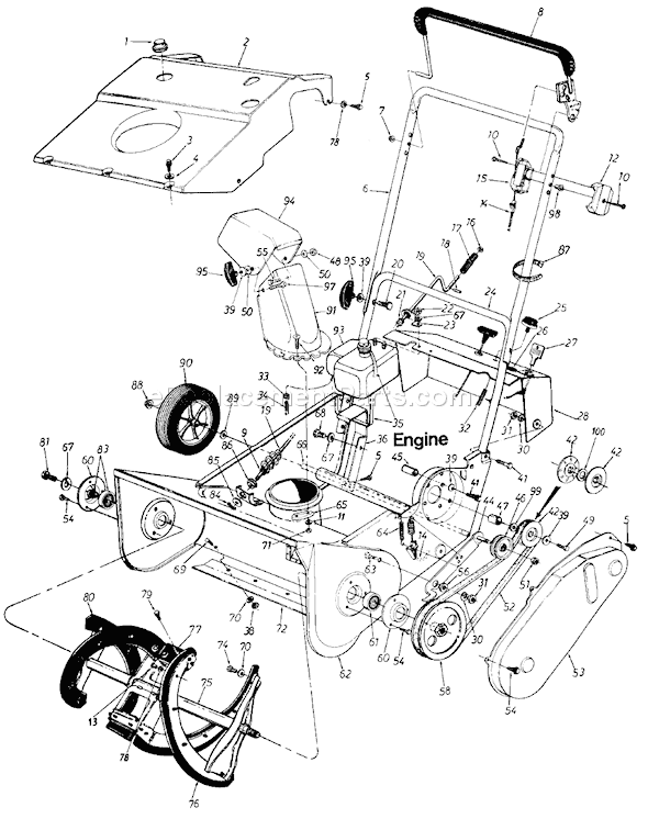 gilson tiller belt diagram