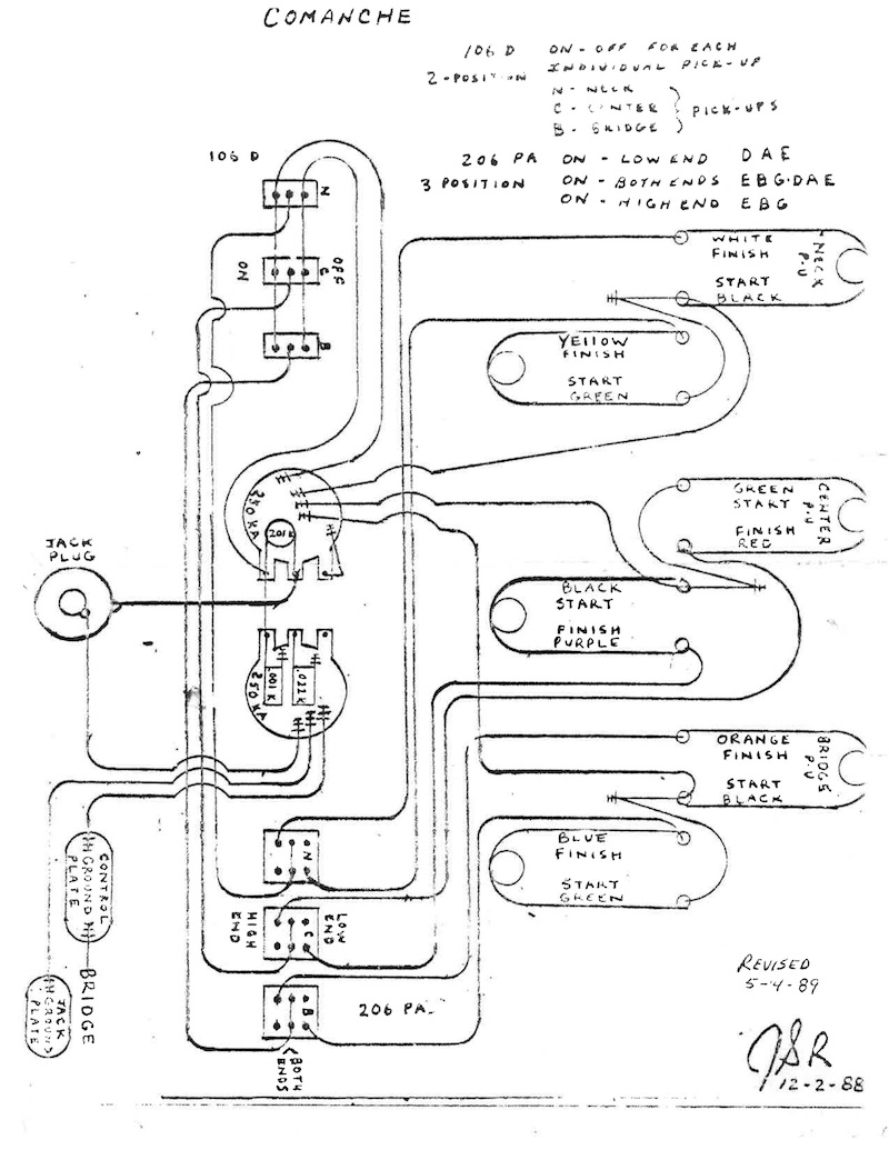 g&l legacy wiring diagram