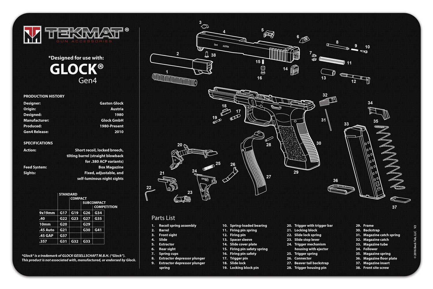 glock 19 gen 4 diagram