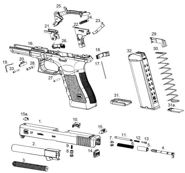 glock 19 gen 4 diagram