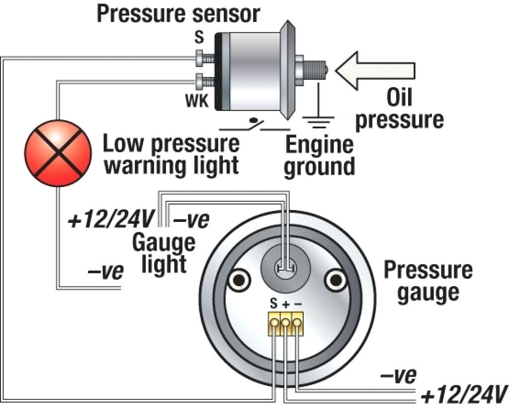 glowshift oil pressure gauge wiring