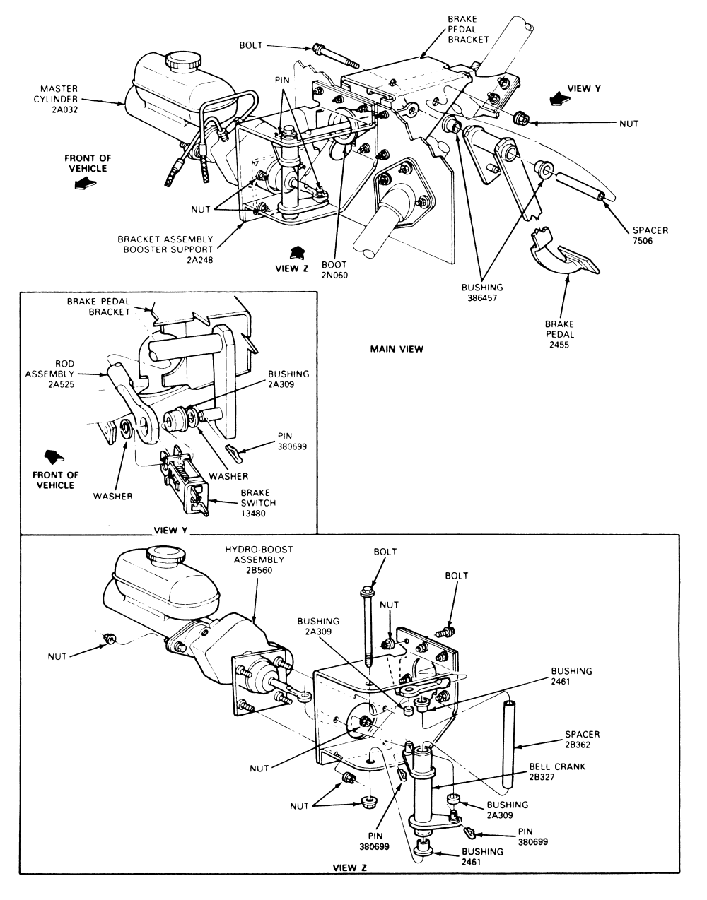 gm hydroboost diagram