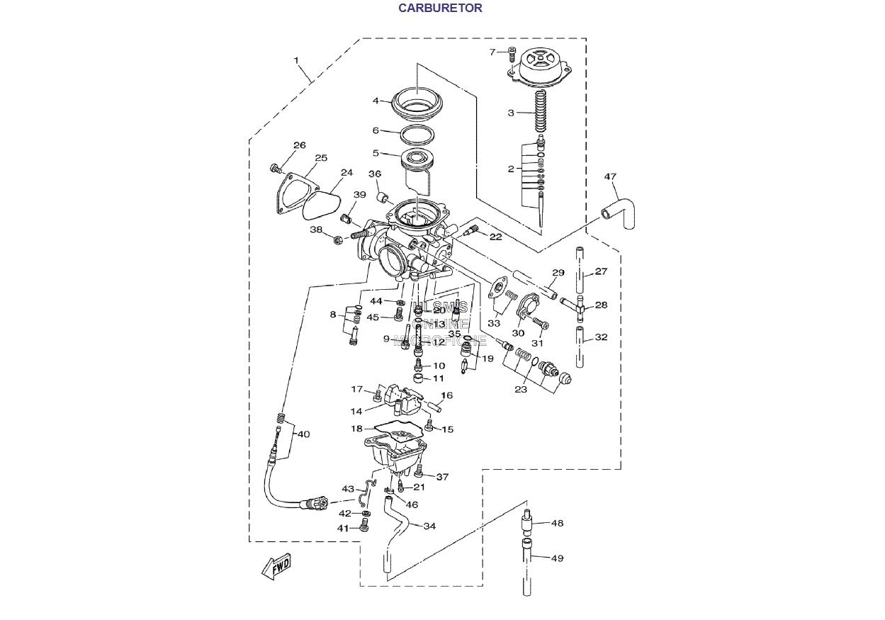 grizzly 600 carburetor diagram
