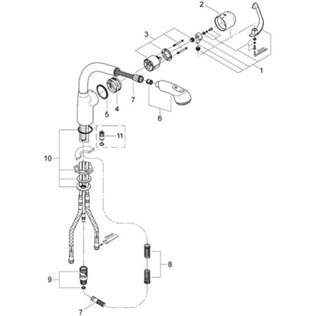 grohe ladylux plus parts diagram