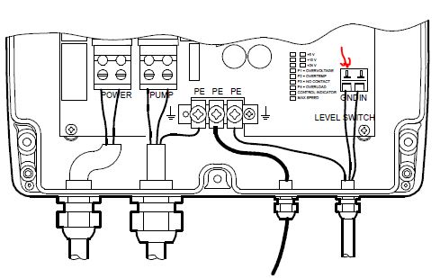 Cu 100 grundfos схема подключения