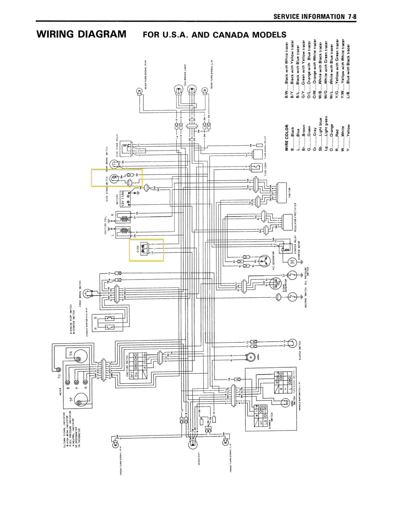 gs500e wiring diagram