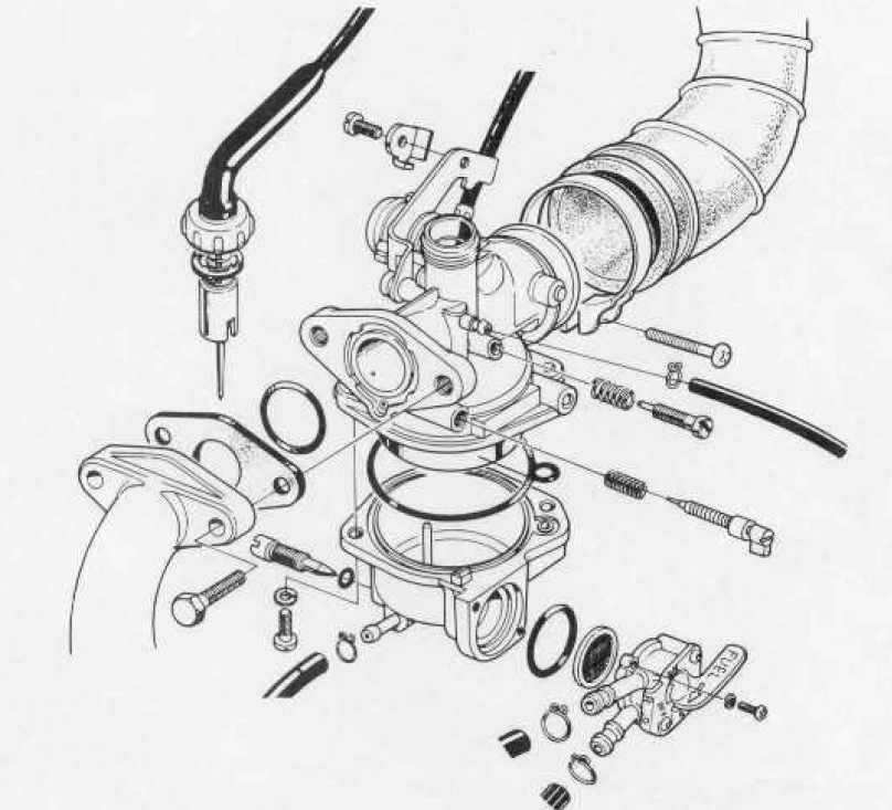gy6 150cc carburetor diagram