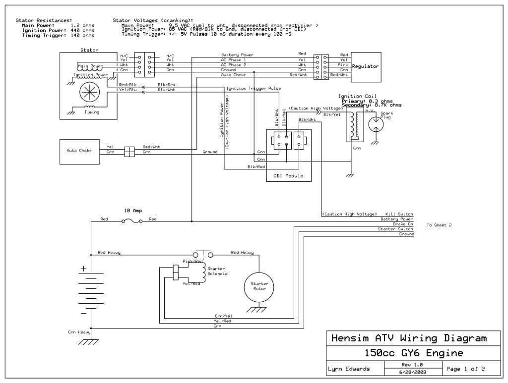 gy6 buggy wiring diagram
