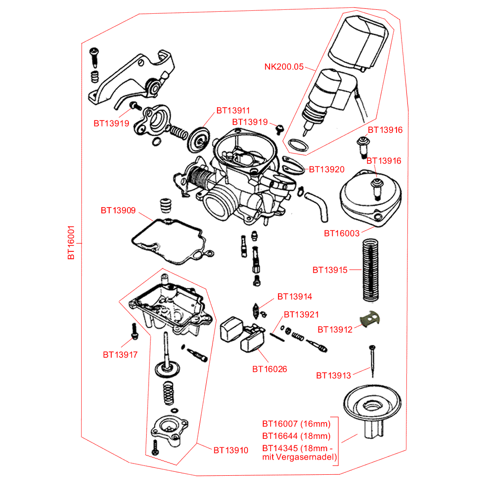 gy6 carb diagram