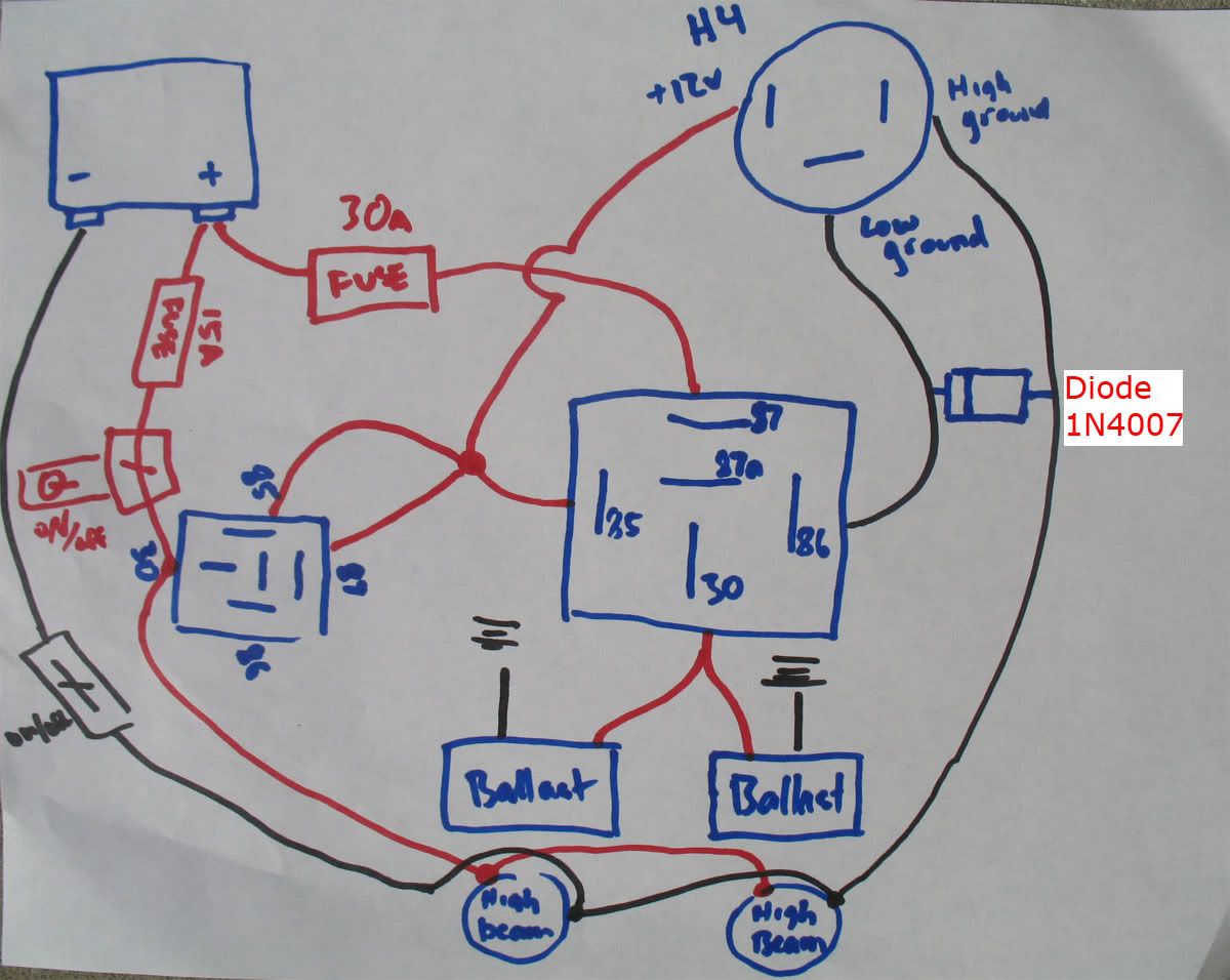 h1 bixenon wiring diagram retrofit