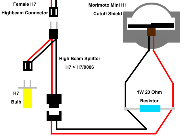 h1 bixenon wiring diagram retrofit