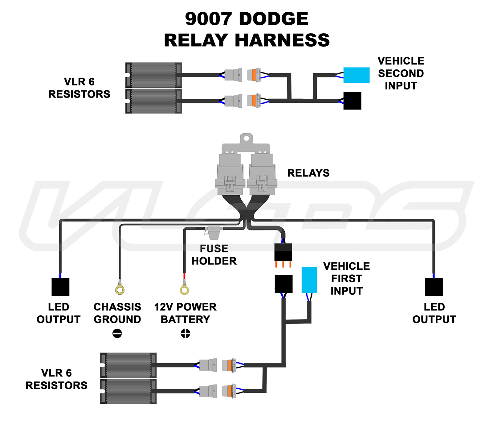 h13 socket wiring diagram