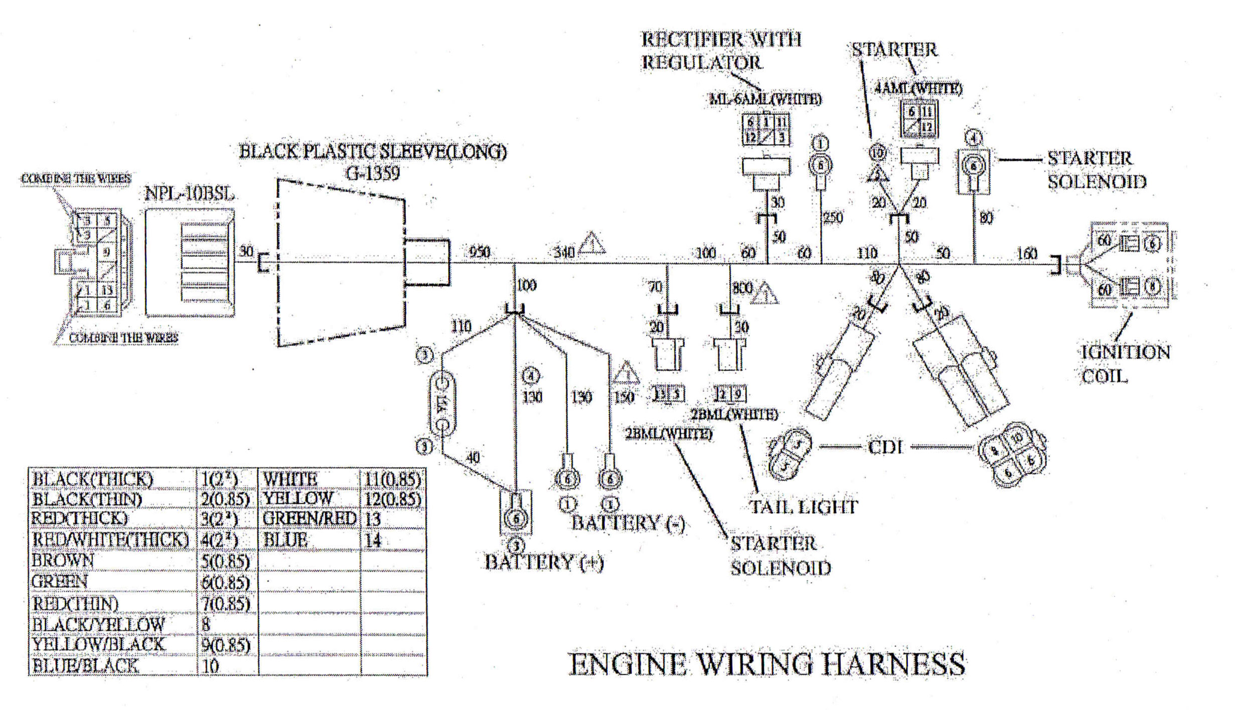 hammerhead go kart wiring diagram