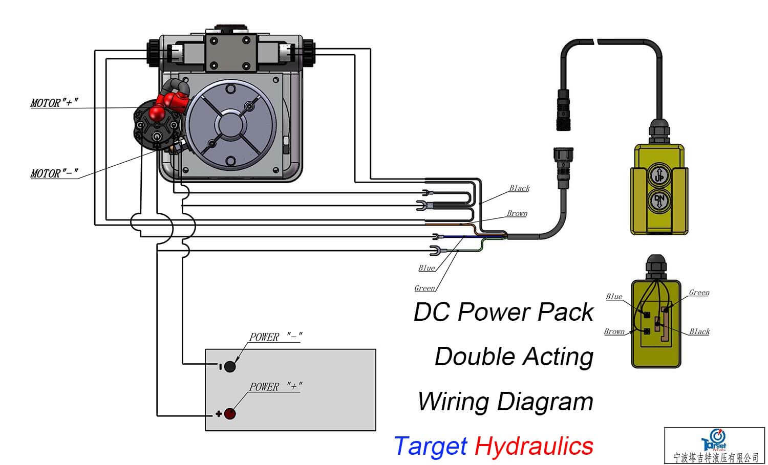 happybuy hydraulic pump dc wiring diagram