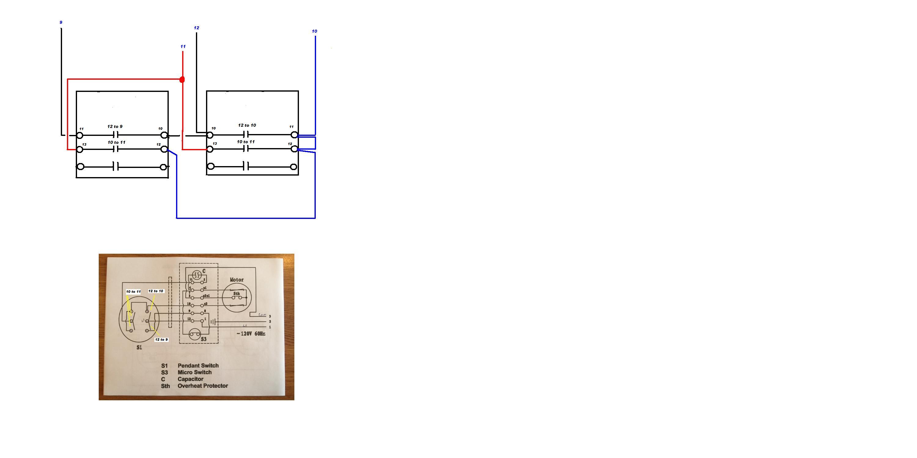 harbor freight hoist wiring diagram