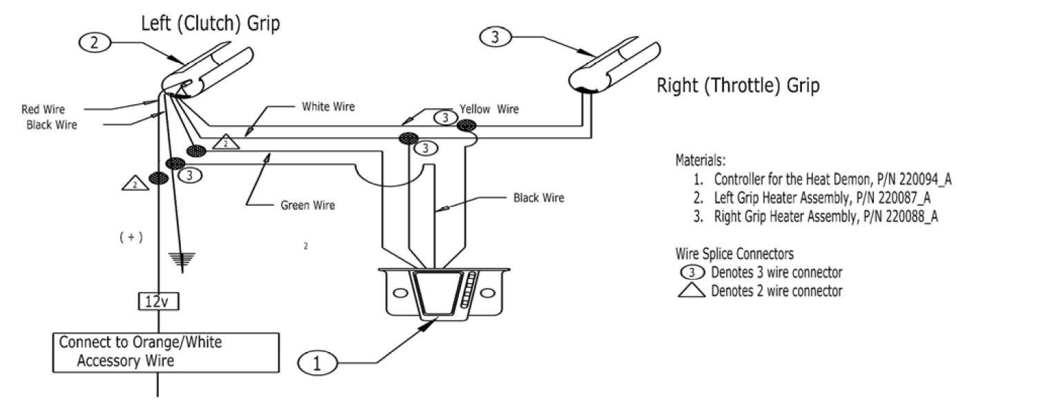 harley davidson heated grips wiring diagram