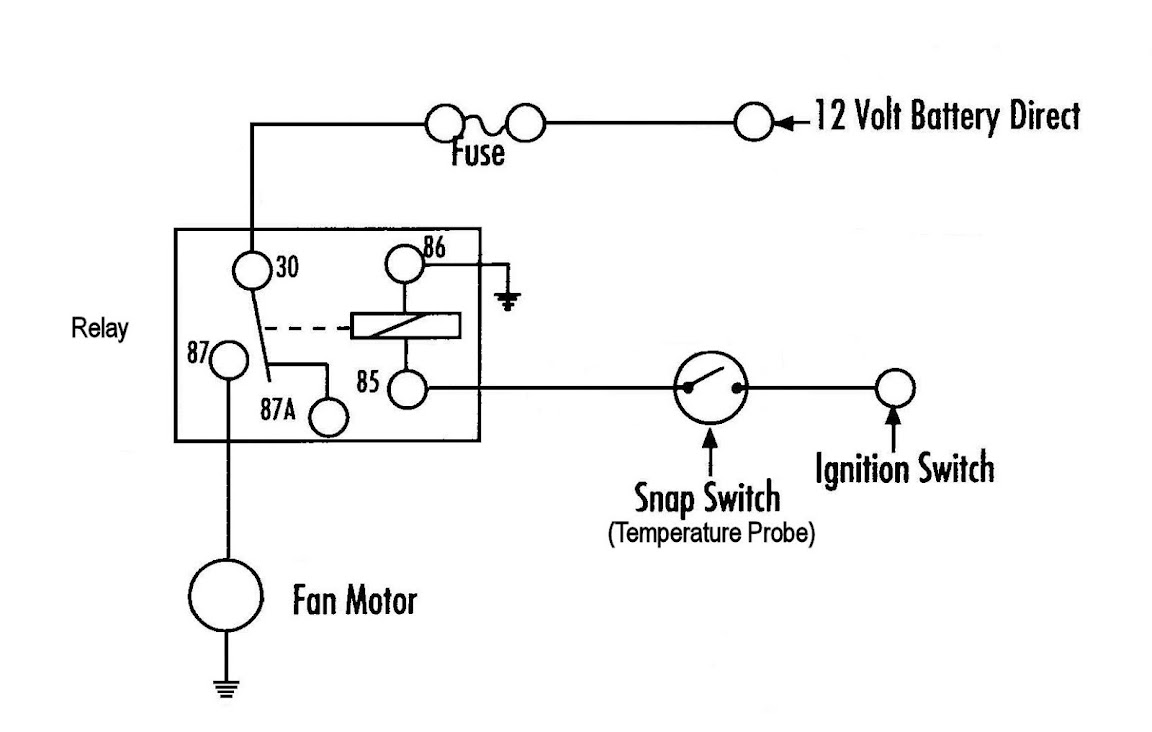 hayden automotive 3652 preset thermostatic fan control wiring diagram