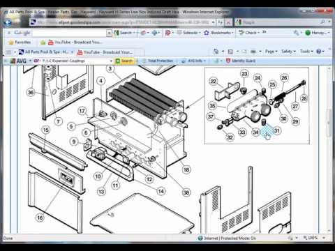 hayward h250 pool heater wiring diagram