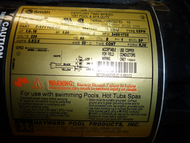 Hayward Super Pump Wiring Diagram L1