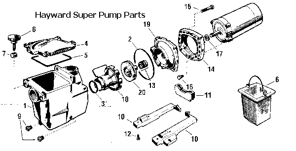 hayward superpump diagram