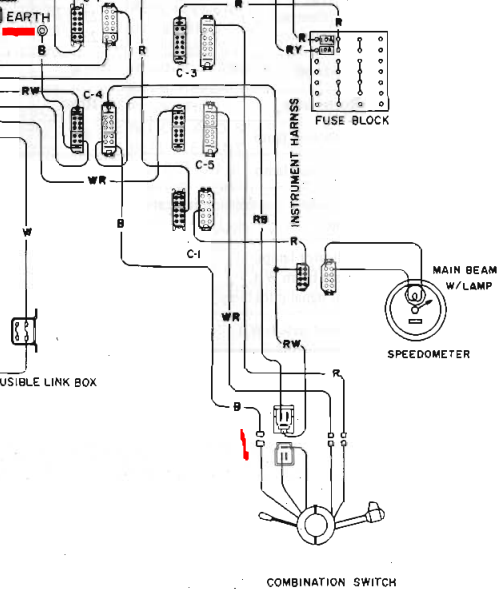 headlight wiring diagram 260z