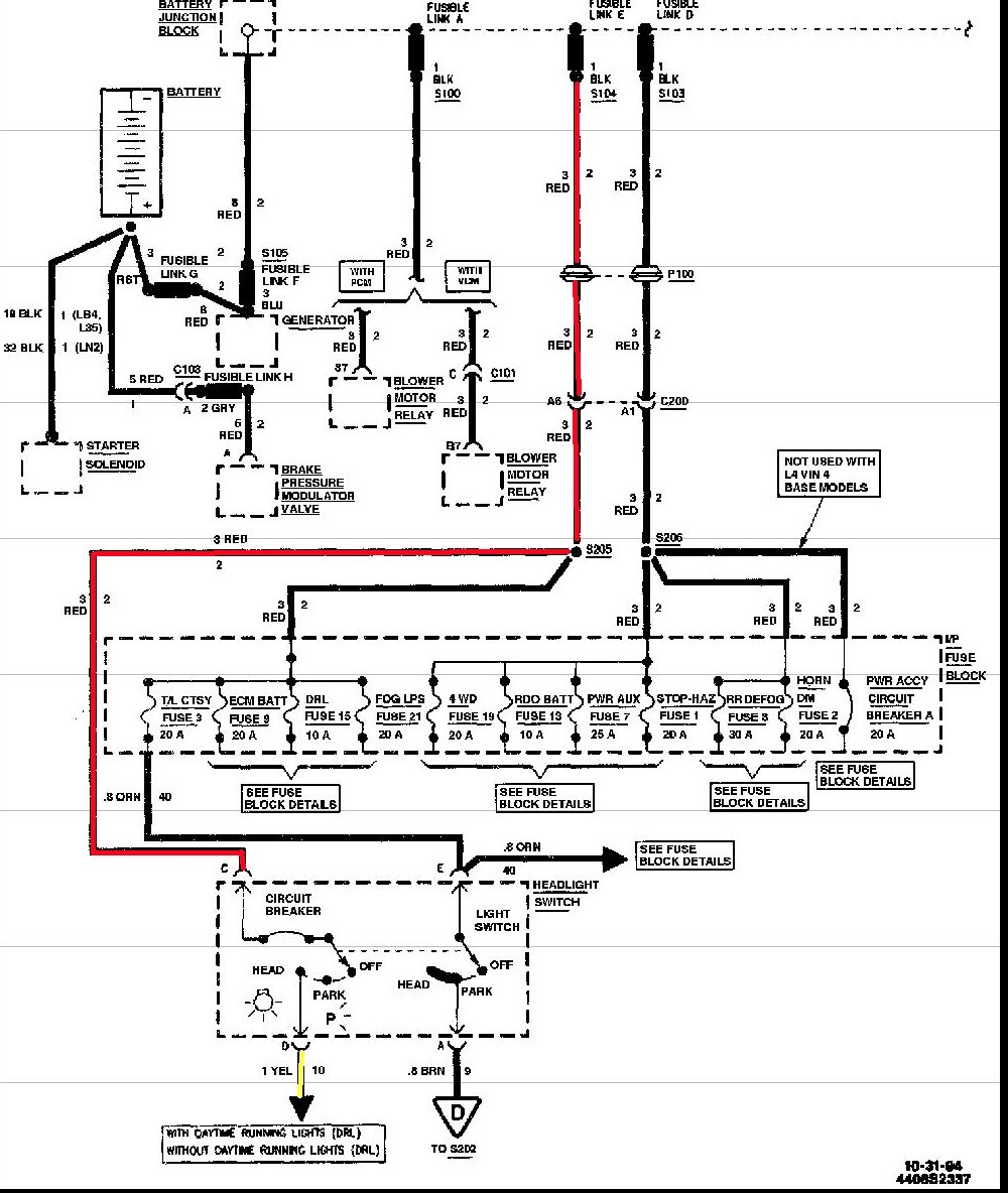 Headlight Wiring Diagram For 2005mustanf