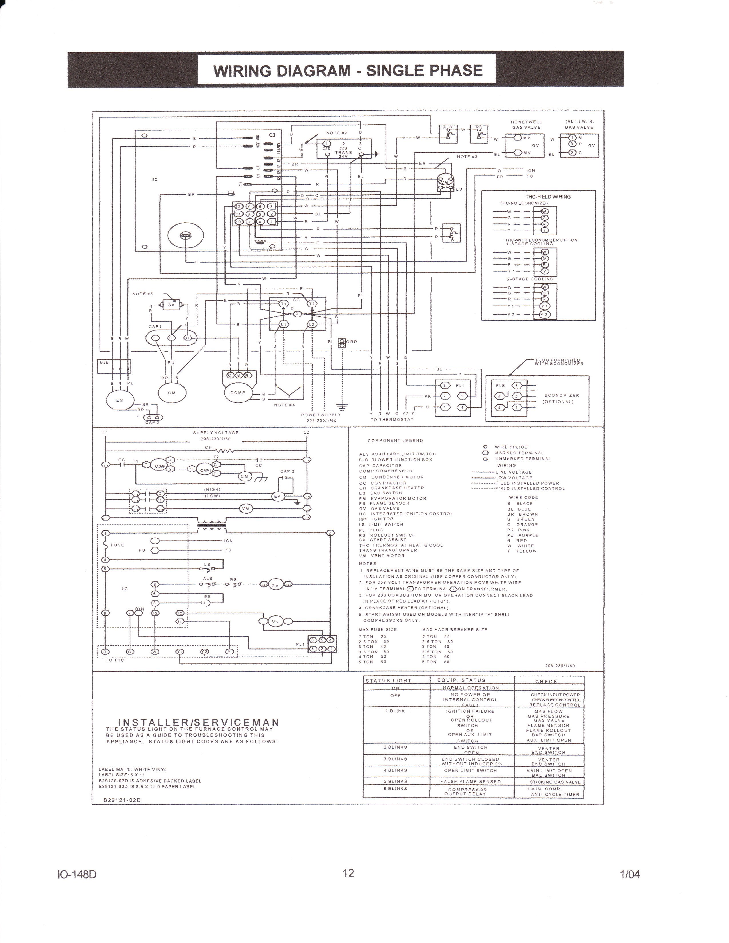 Heil Ca5530vkc1 Wiring Diagram
