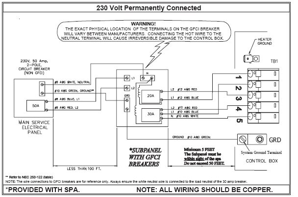 hercules hot tub wiring diagram