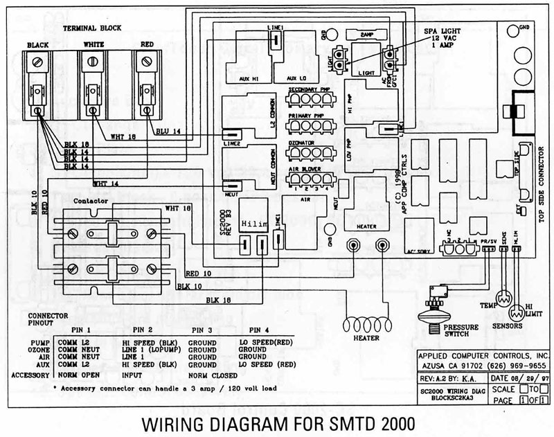 hercules hot tub wiring diagram