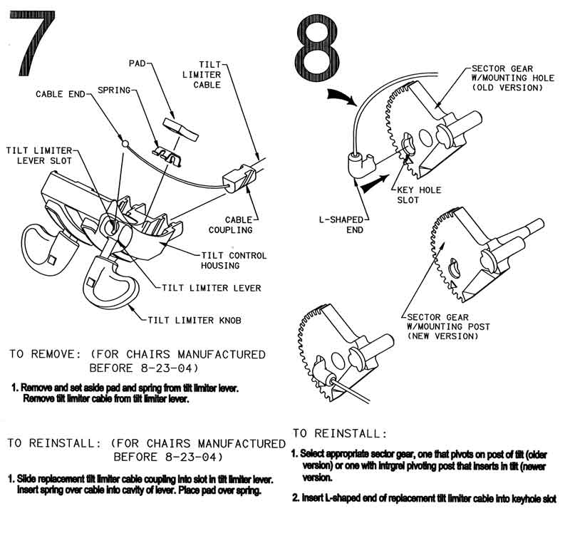 herman miller aeron parts diagram