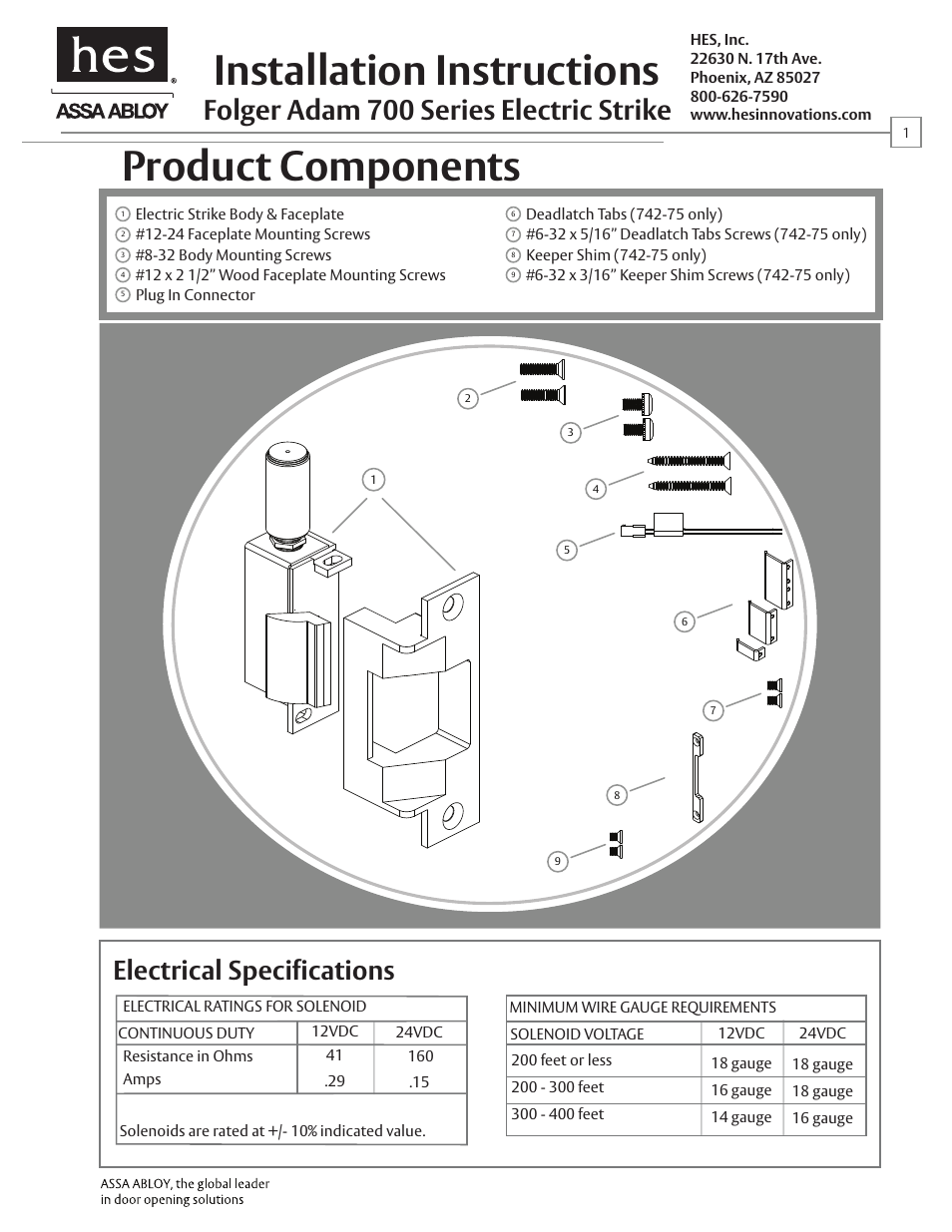 Hes 5000-12/24d Wiring Diagram