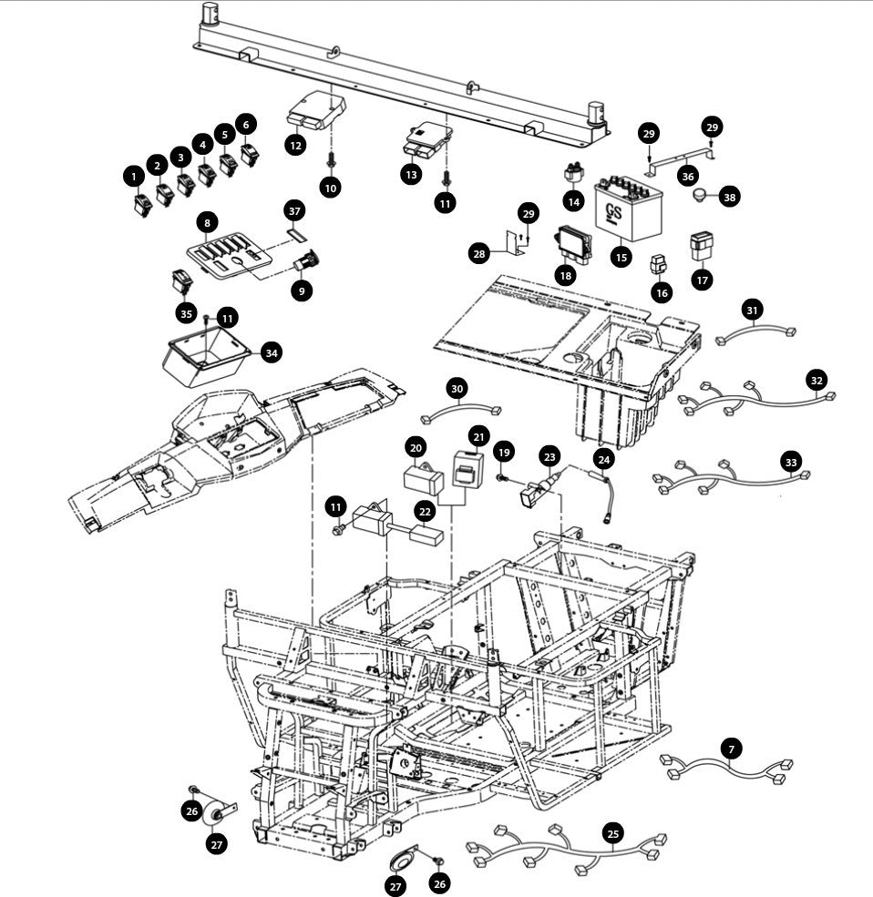 hisun 2015 sector 450 battery wiring diagram