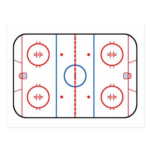 hockey rink diagram labeled