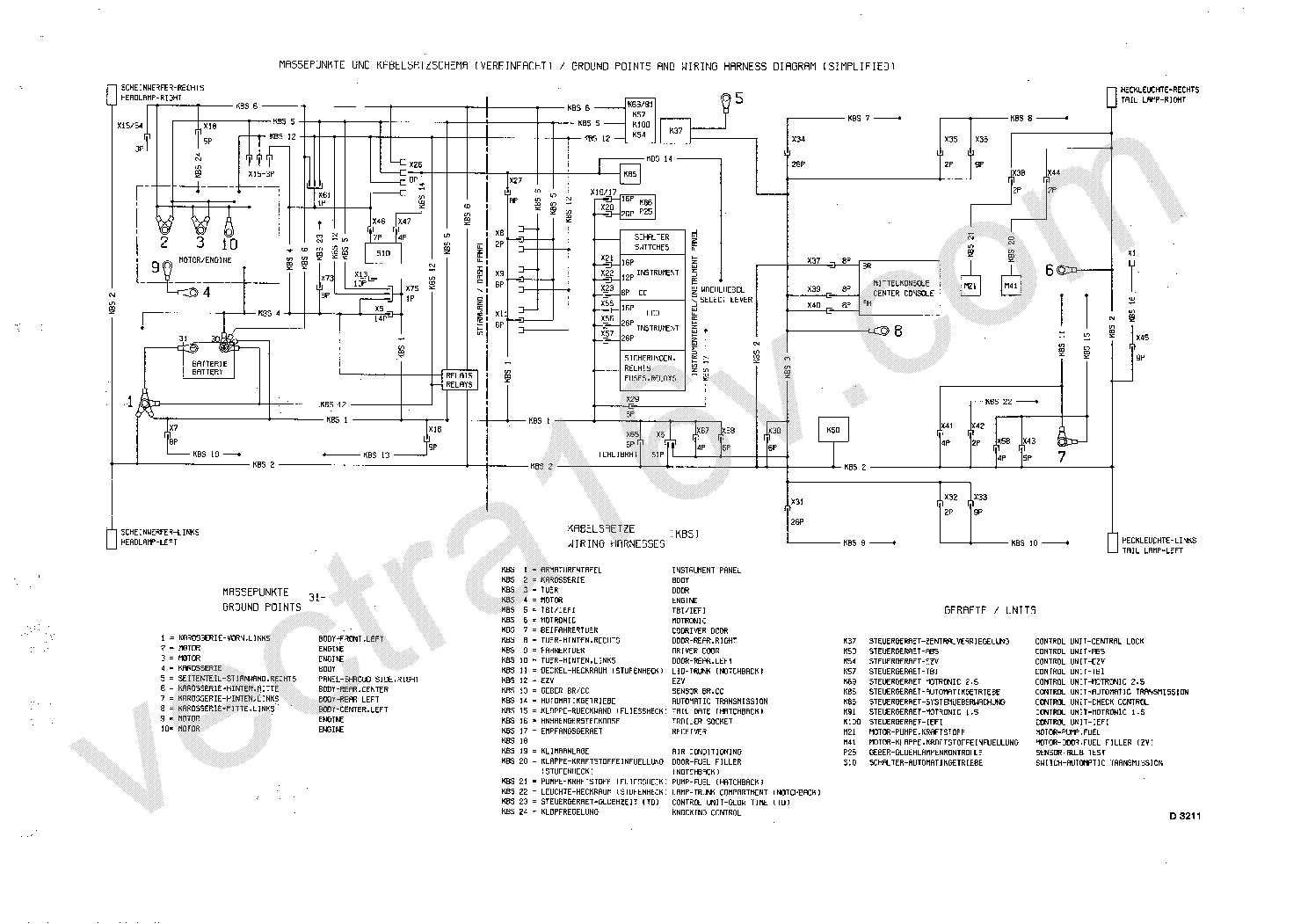 holden vectra wiring diagram