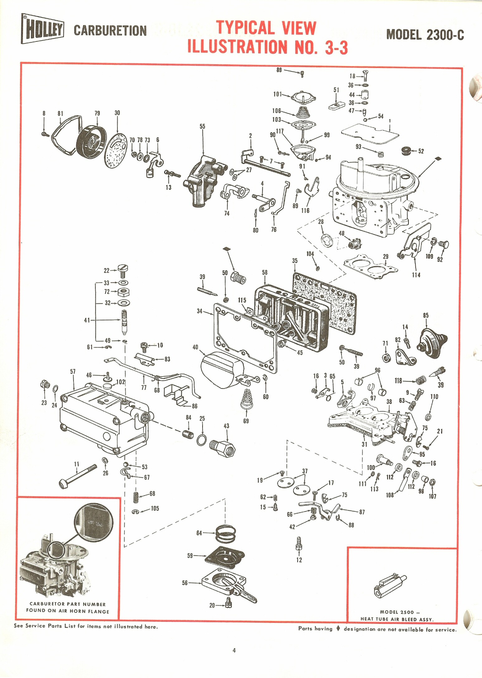 holley 2 barrel carb diagram