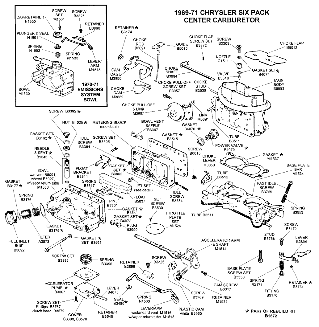 holley 2 barrel carb diagram