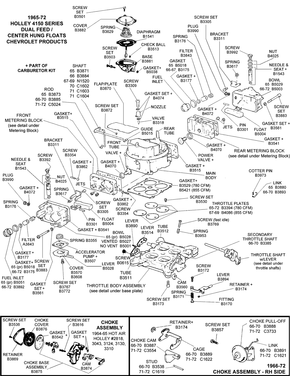 holley 4150 diagram