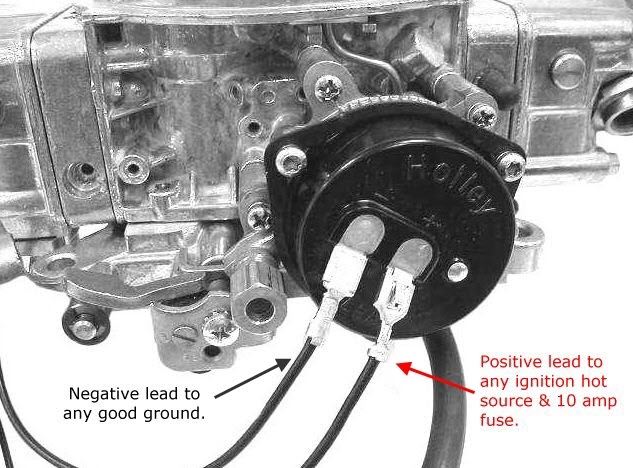 holley electric choke wiring