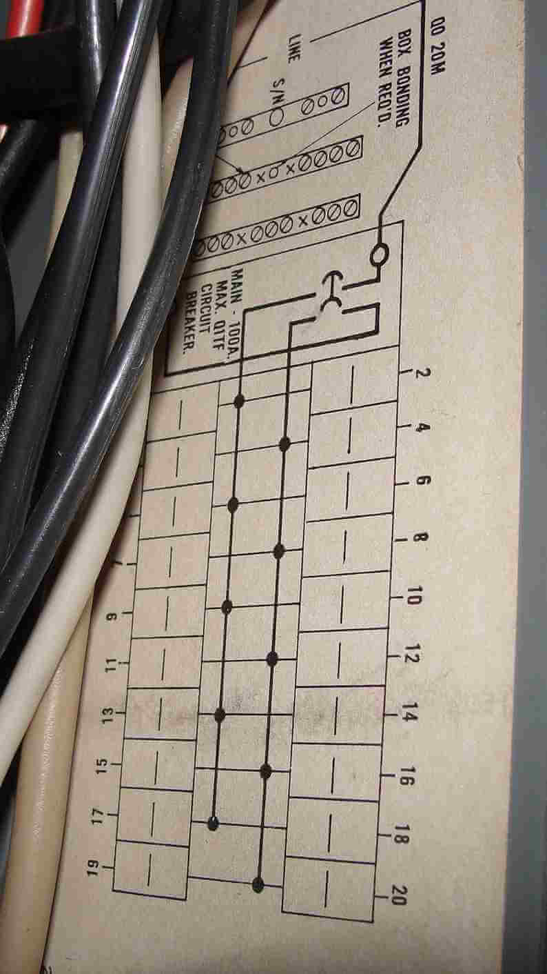 homeline breaker box wiring diagram