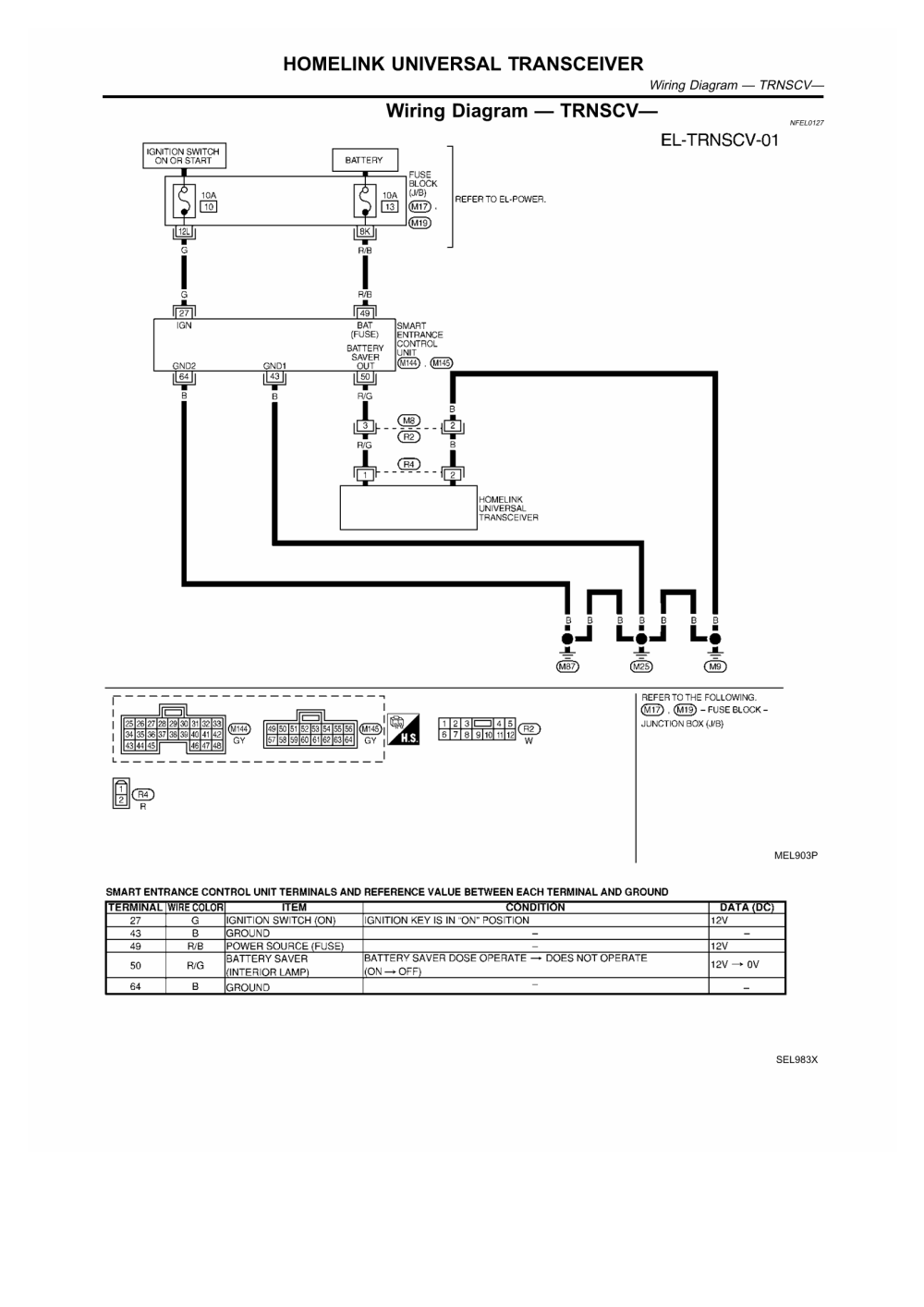 homelink wiring diagram