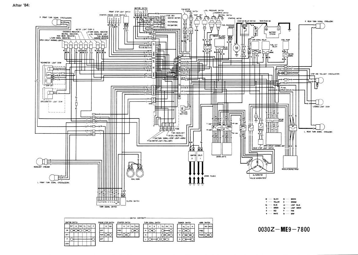 honda 1983 cm250 wiring diagram