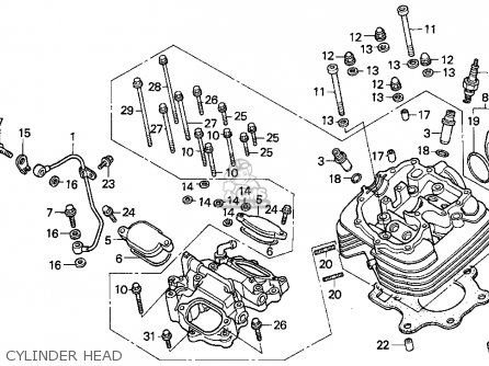 honda 300ex carburetor diagram
