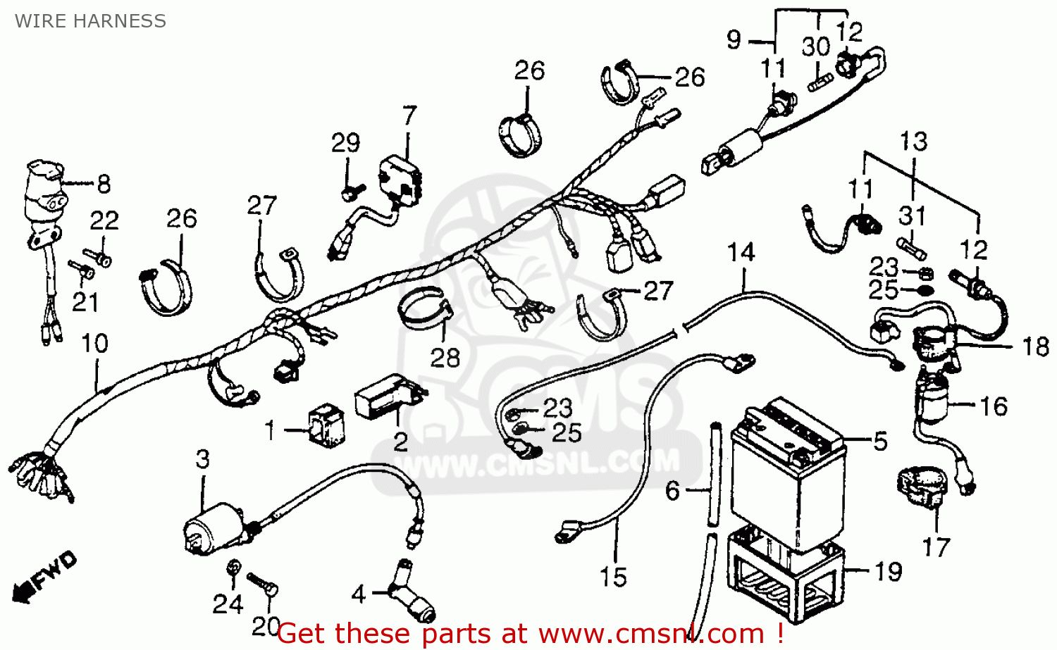 Honda Big Red 250es Wiring Diagram