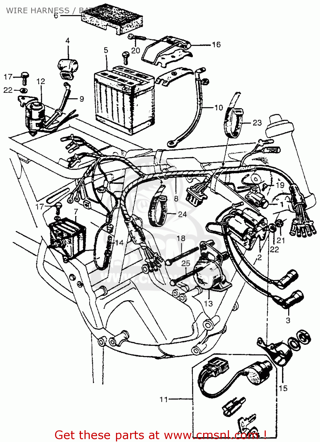 honda cb450k wiring diagram