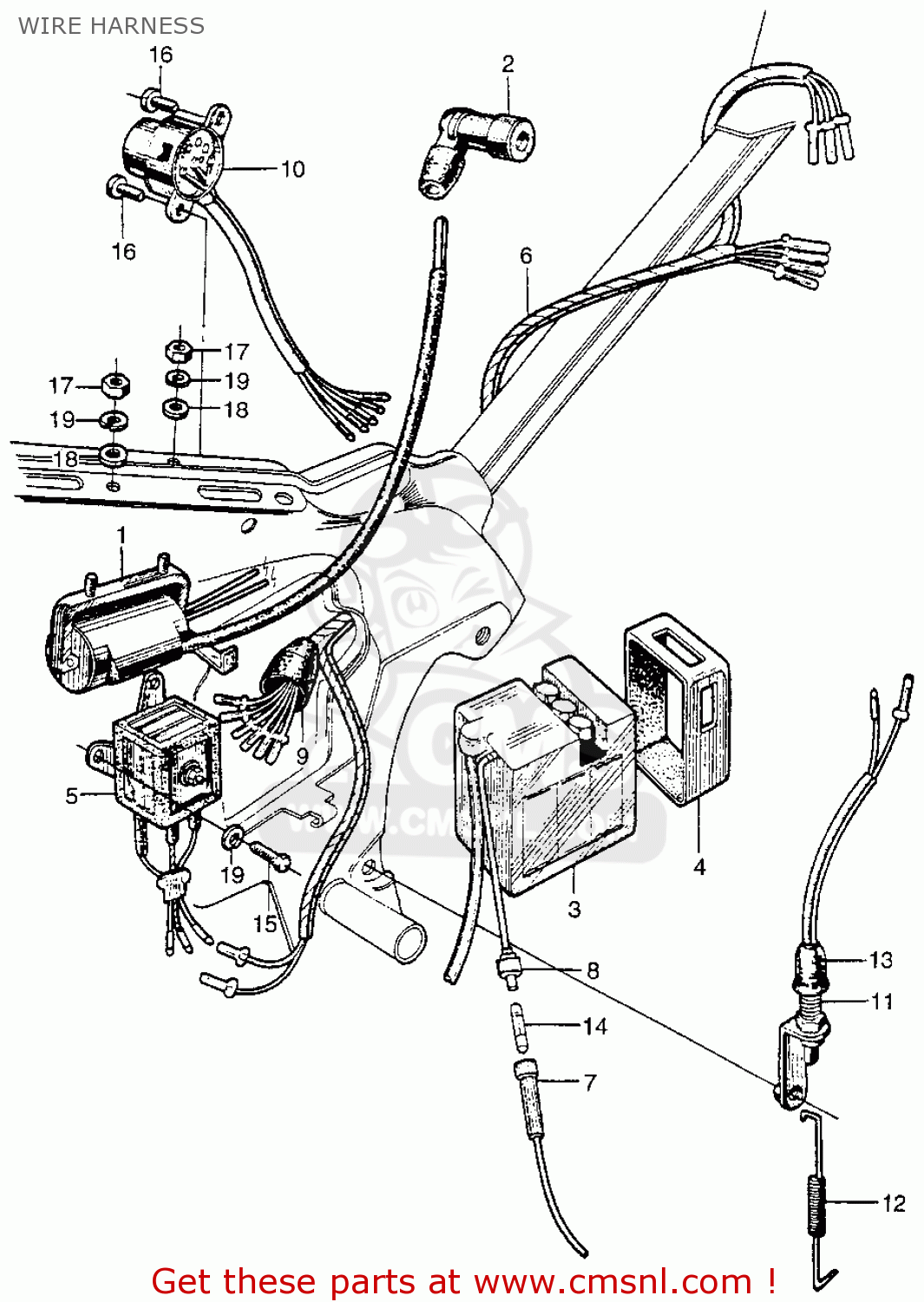 honda cb650f wiring diagram